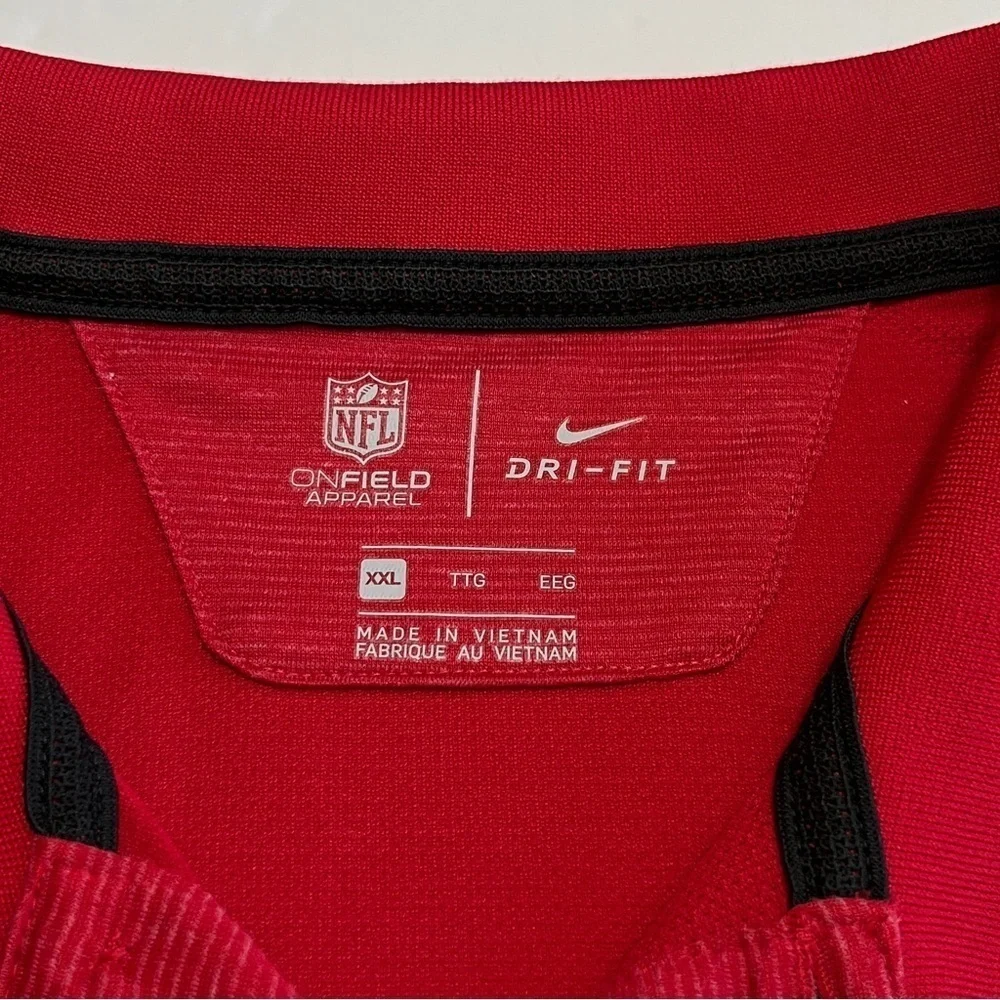 Atlanta Falcons NFL On Field Apparel Nike Dri-Fit Polo Shirt Size XXL